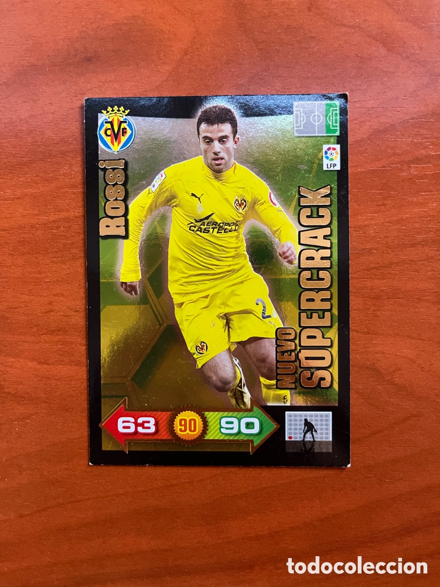 Cromos de f&uacute;tbol: ROSSI NUEVO S&Uacute;PERCRACK VILLARREAL CF ADRENALYN XL LA LIGA BBVA 2010 2011 PANINI 10 11 CROMO