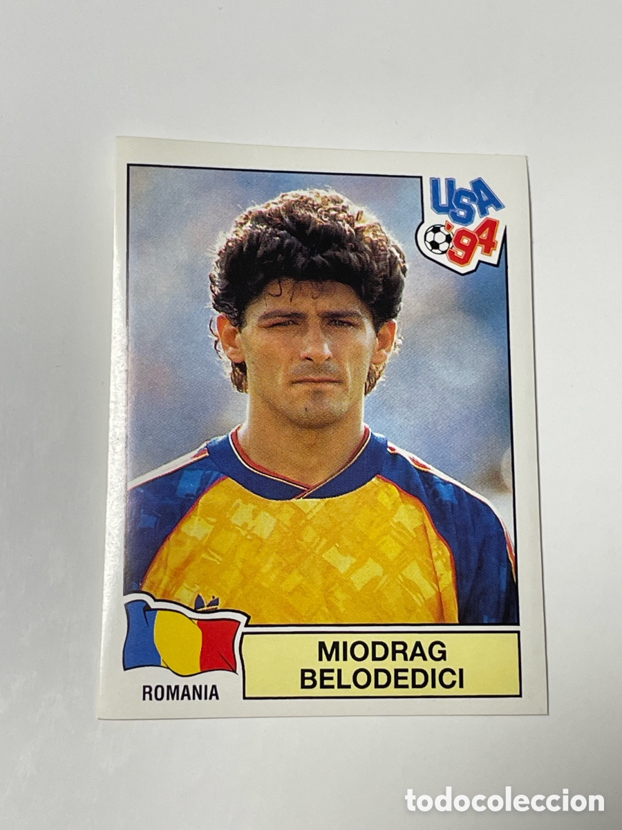 Cromos de f&uacute;tbol: Miodrag Belodedici Ruman&iacute;a Panini Mundial USA 94 #75