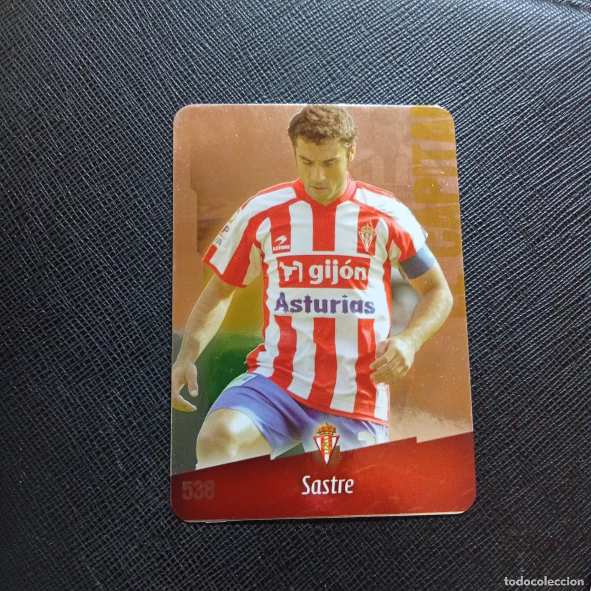 Cromos de f&uacute;tbol: 538 SASTRE SPORTING GIJON MUNDICROMO QUIZ GAME 2008 2009 FUTBOL 08 09 - A211 PG71 PUNTAS REDONDAS