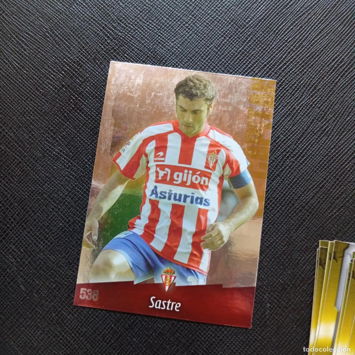 Cromos de f&uacute;tbol: 538 SASTRE SPORTING GIJON MUNDICROMO QUIZ GAME 2008 2009 FUTBOL 08 09 - A211 PG71 PUNTAS RECTAS