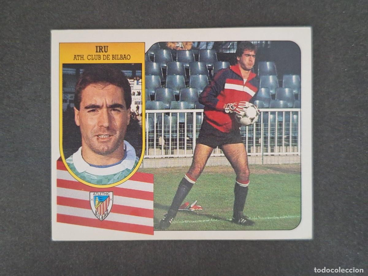 Cromos de f&uacute;tbol: L3 IRU ATHLETIC DE BILBAO LIGA ESTE 1991 1992 91 92 CARTON SIN PEGAR NUNCA PEGADO