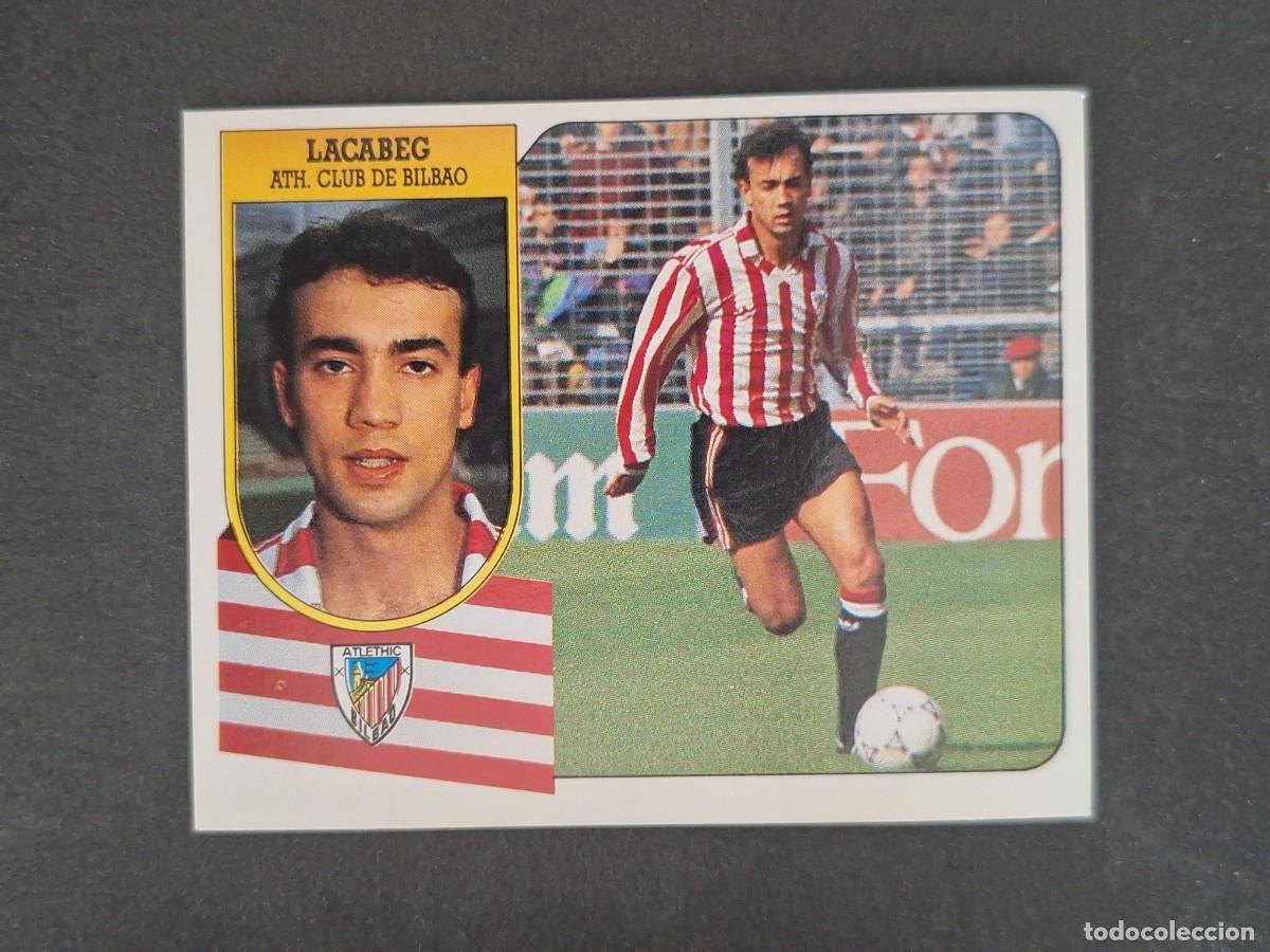 Cromos de f&uacute;tbol: L3 LACABEG ATHLETIC DE BILBAO LIGA ESTE 1991 1992 91 92 CARTON SIN PEGAR NUNCA PEGADO