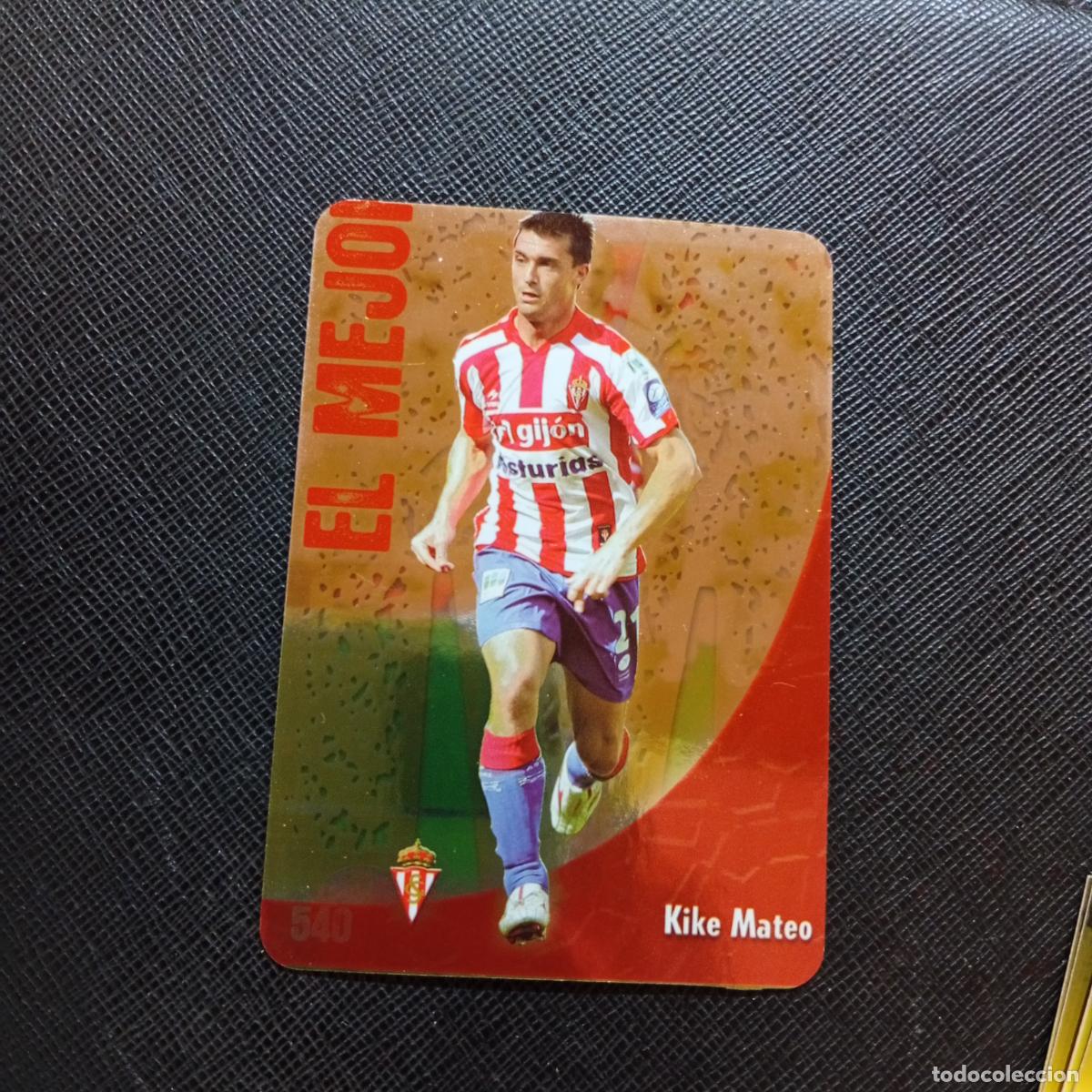Cromos de f&uacute;tbol: 540 KIKE MATEO SPORTING GIJON MUNDICROMO QUIZ GAME 2008 2009 FUTBOL 08 09 - A211 PG71 REDONDAS