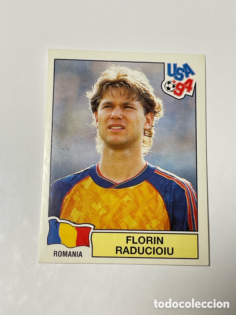 Cromos de f&uacute;tbol: Florin Raducioiu Ruman&iacute;a Panini Mundial USA 94 #89