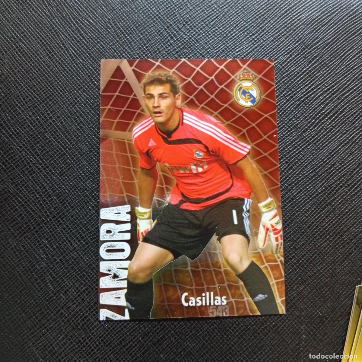 Cromos de f&uacute;tbol: 543 CASILLAS REAL MADRID MUNDICROMO QUIZ GAME 2008 2009 FUTBOL 08 09 - A211 PG72 RECTAS BRILLO