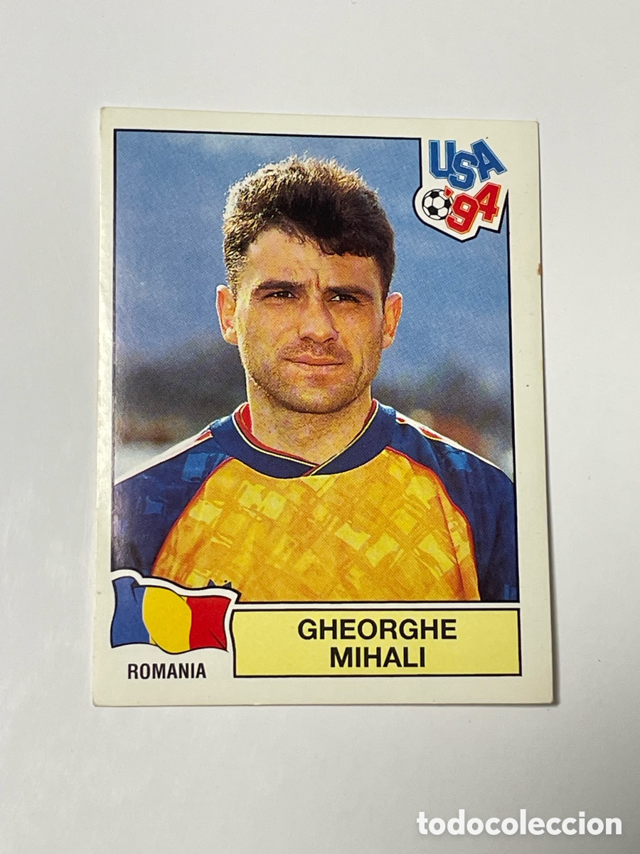 Cromos de f&uacute;tbol: Gheorghe Mihali Ruman&iacute;a Panini Mundial USA 94 #79