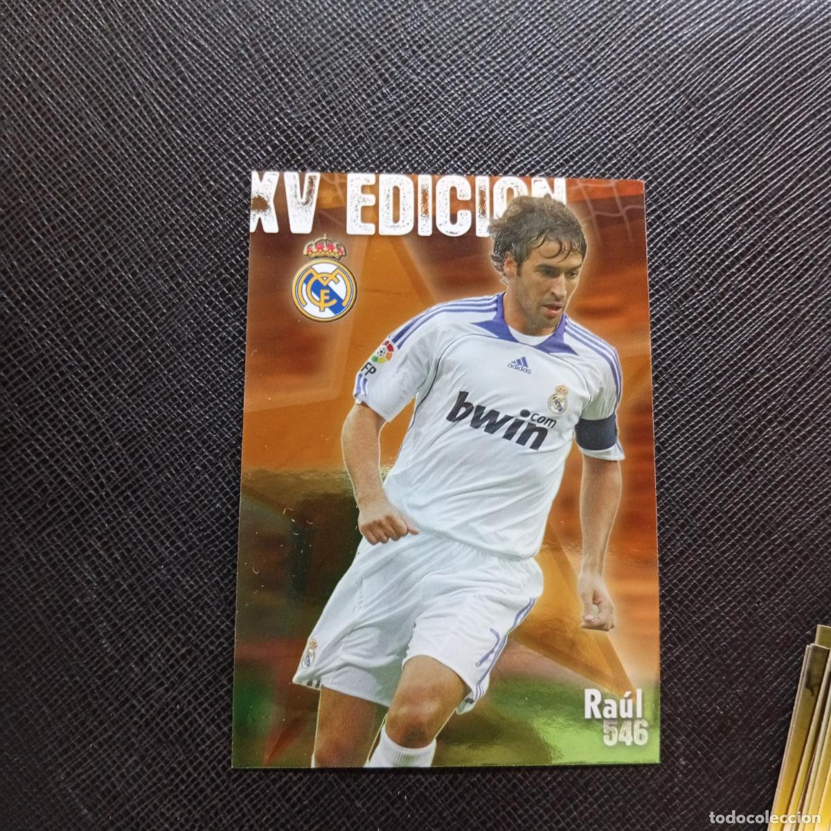 Cromos de f&uacute;tbol: 546 RAUL REAL MADRID MUNDICROMO QUIZ GAME 2008 2009 FUTBOL 08 09 - A211 PG72 RECTAS
