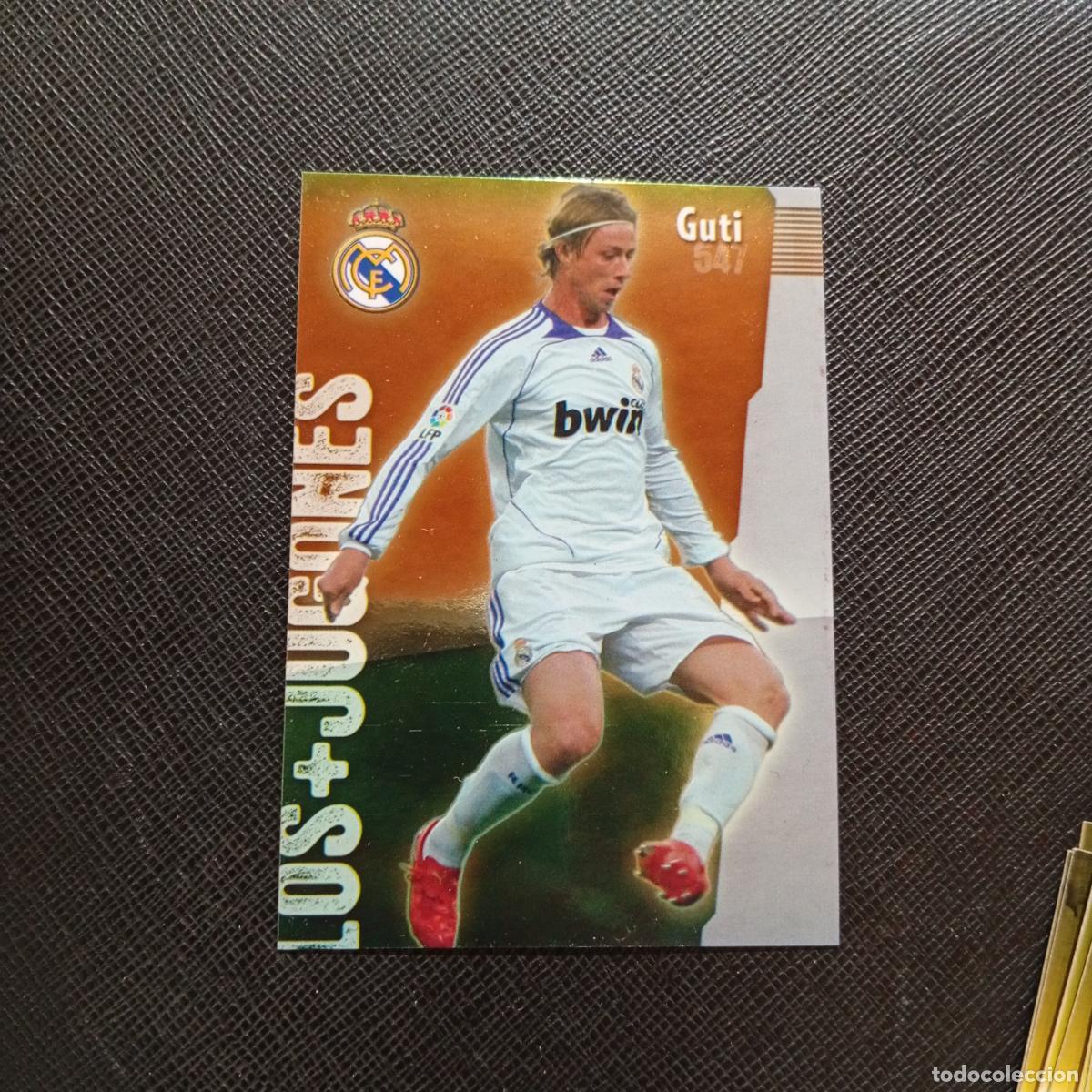 Cromos de f&uacute;tbol: 547 GUTI REAL MADRID MUNDICROMO QUIZ GAME 2008 2009 FUTBOL 08 09 - A211 PG72 RECTAS