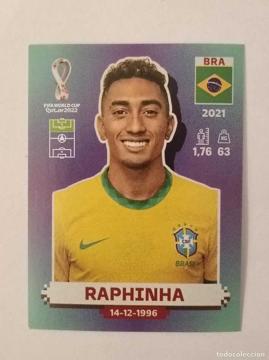 Cromos de f&uacute;tbol: #BRA 18 RAPINHA (BRASIL) MUNDIAL QATAR 2022 PANINI