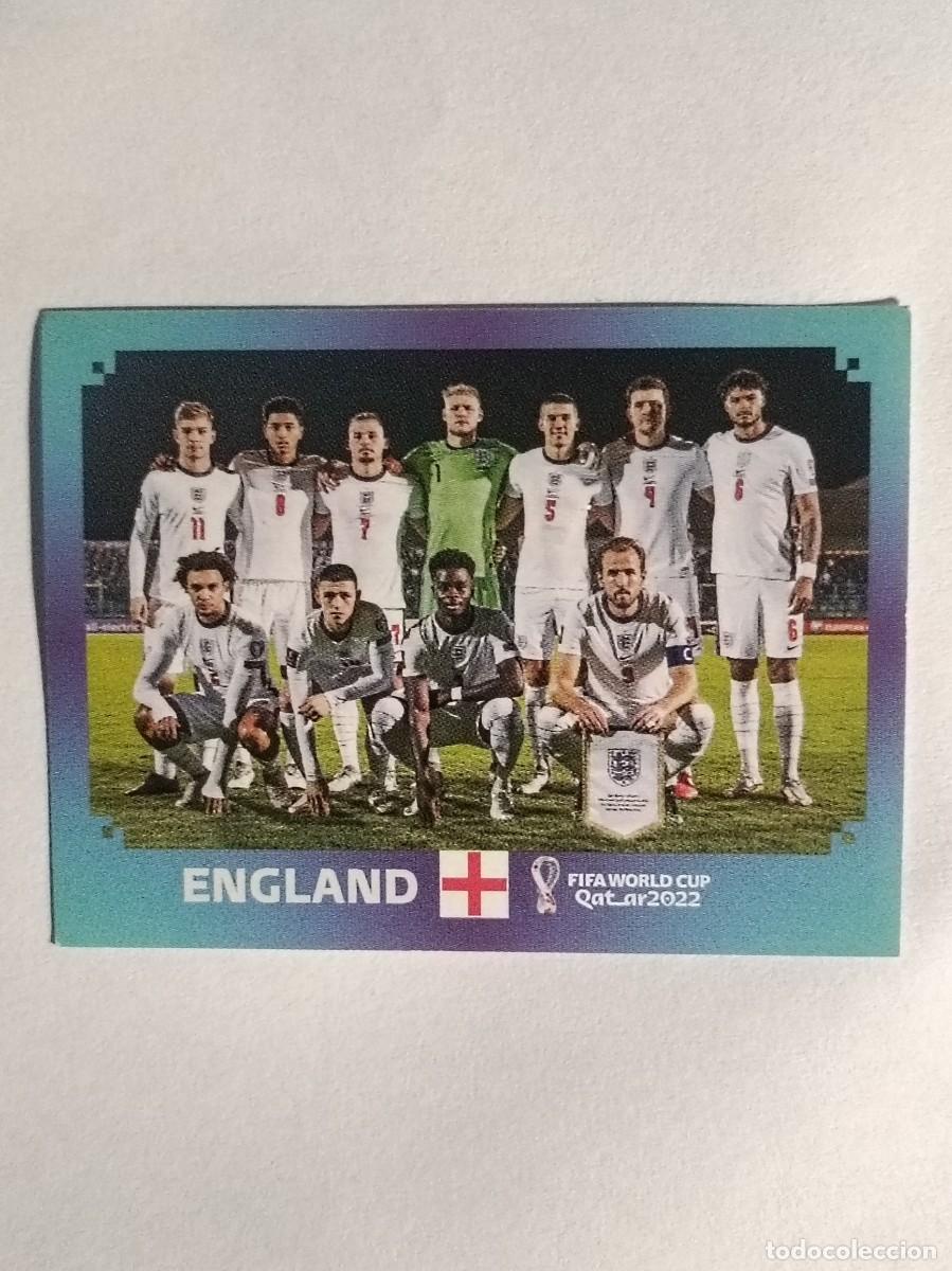 Cromos de f&uacute;tbol: #ENG 1 EQUIPO (INGLATERRA) MUNDIAL QATAR 2022 PANINI