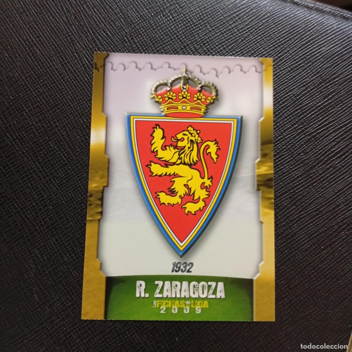 Football Stickers: 550 ZARAGOZA ESCUDO MUNDICROMO QUIZ GAME 2008 2009 FUTBOL 08 09 - A211 PG73