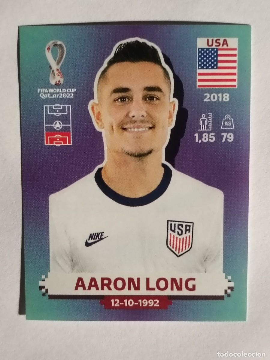 Football Stickers: #USA 6 AARON LONG (ESTADOS UNIDOS) MUNDIAL QATAR 2022 PANINI