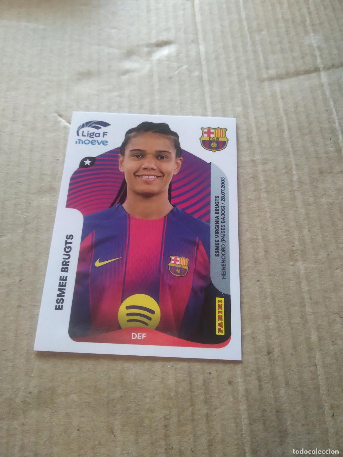 Figurine di Calcio: 91 esmee brugts BARCELONA BAR&Ccedil;A CROMO FUTBOL PANINI LIGA FEMENINA 2025-2026 LIGA F 25-26