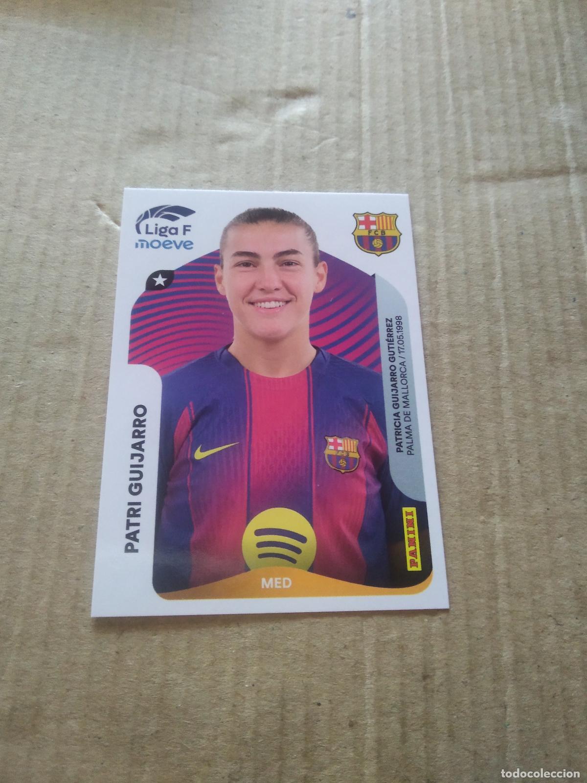 Figurine di Calcio: 92 PATRUI GUIJARRO BARCELONA BAR&Ccedil;A CROMO FUTBOL PANINI LIGA FEMENINA 2025-2026 LIGA F 25-26