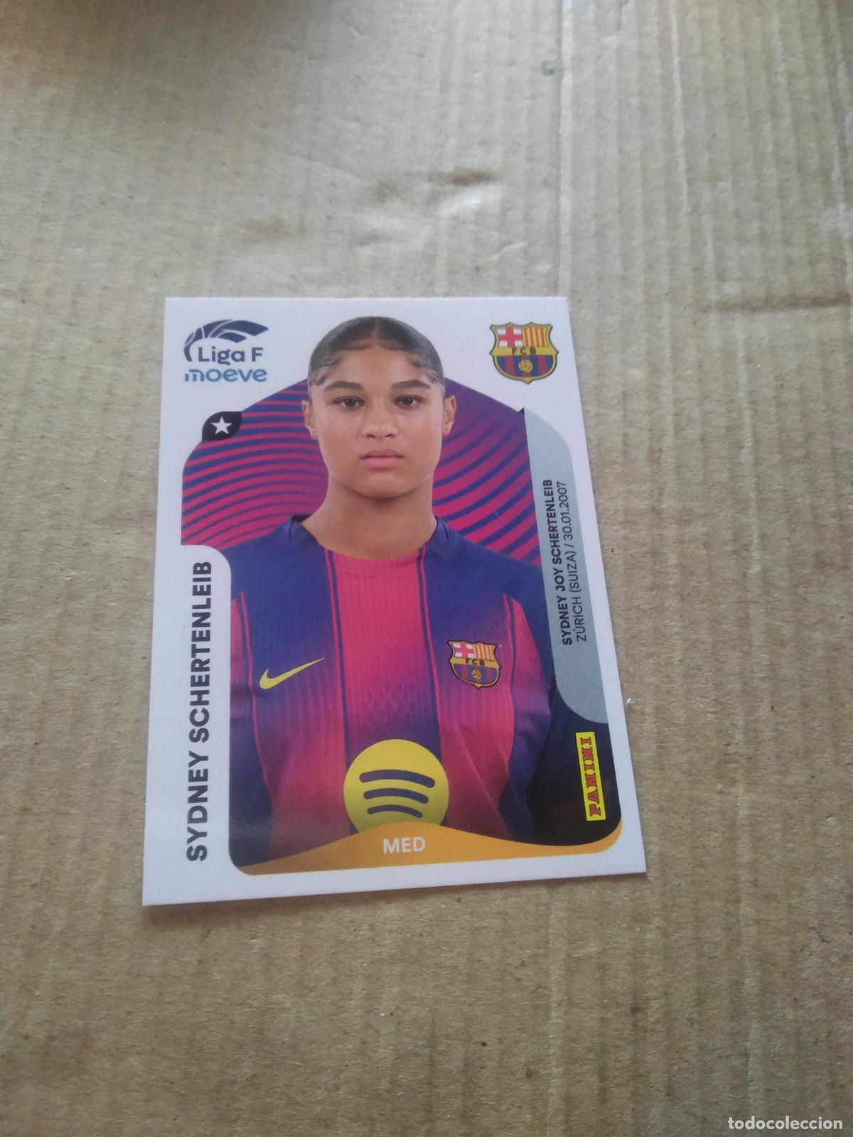 Figurine di Calcio: 94A SYDNEY SCHERTENLEIB BARCELONA BAR&Ccedil;A CROMO FUTBOL PANINI LIGA FEMENINA 2025-2026 LIGA F 25-26