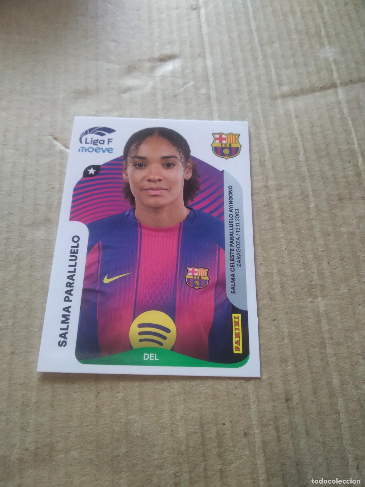 Cromos de f&uacute;tbol: 99 SALMA PARALLUELO BARCELONA BAR&Ccedil;A CROMO FUTBOL PANINI LIGA FEMENINA 2025-2026 LIGA F 25-26