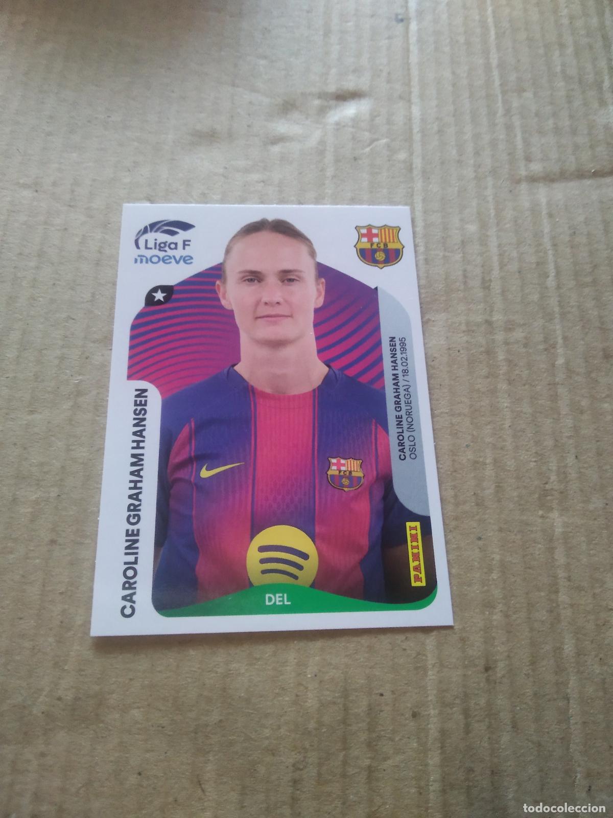Cromos de f&uacute;tbol: 100 CAROLINE GRAHAM HANSEN BARCELONA BAR&Ccedil;A CROMO FUTBOL PANINI LIGA FEMENINA 2025-2026 LIGA F 25-26