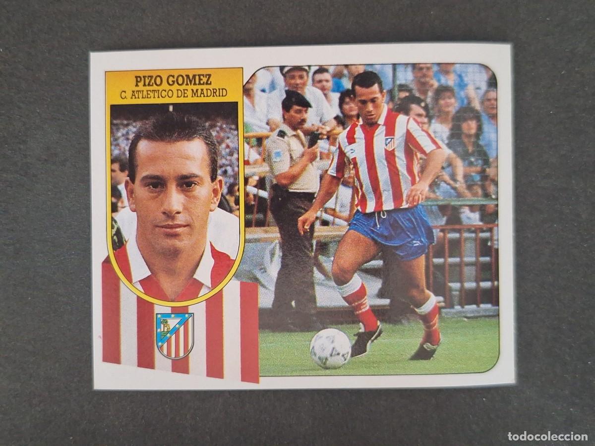 Cromos de f&uacute;tbol: L3 PIZO GOMEZ ATLETICO DE MADRID LIGA ESTE 1991 1992 91 92 CARTON SIN PEGAR NUNCA PEGADO