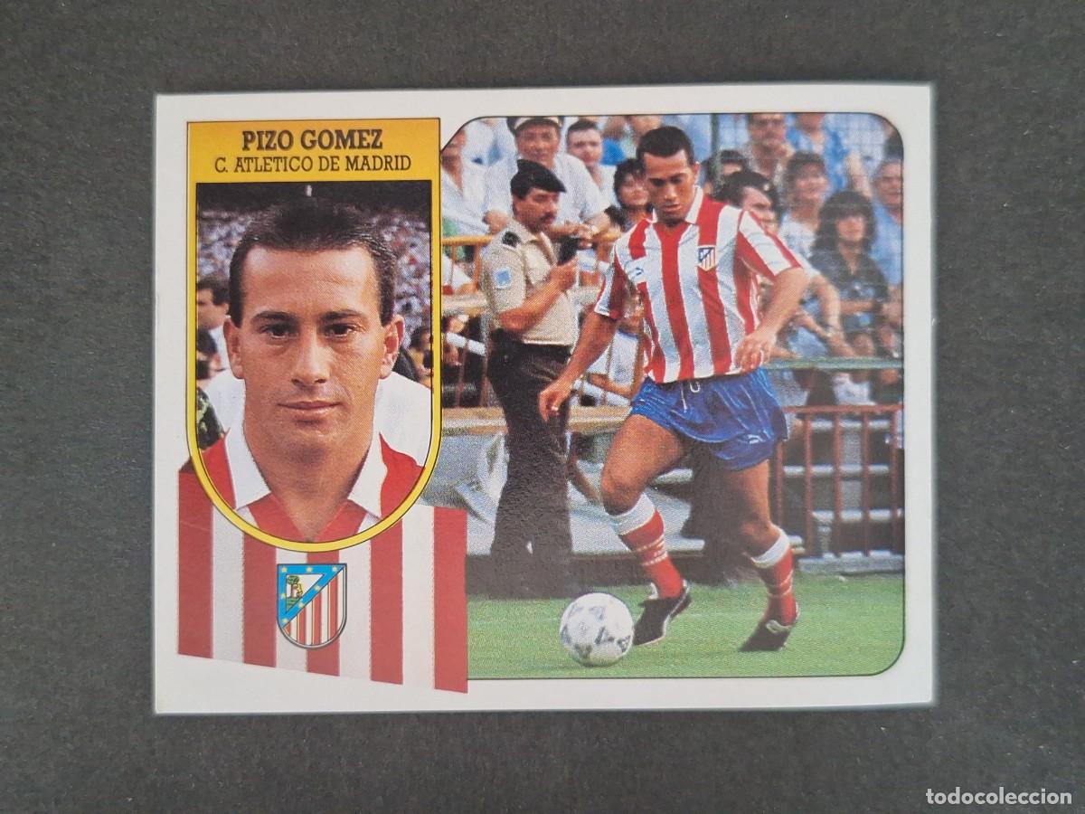Cromos de f&uacute;tbol: L3 PIZO GOMEZ ATLETICO DE MADRID LIGA ESTE 1991 1992 91 92 CARTON SIN PEGAR NUNCA PEGADO