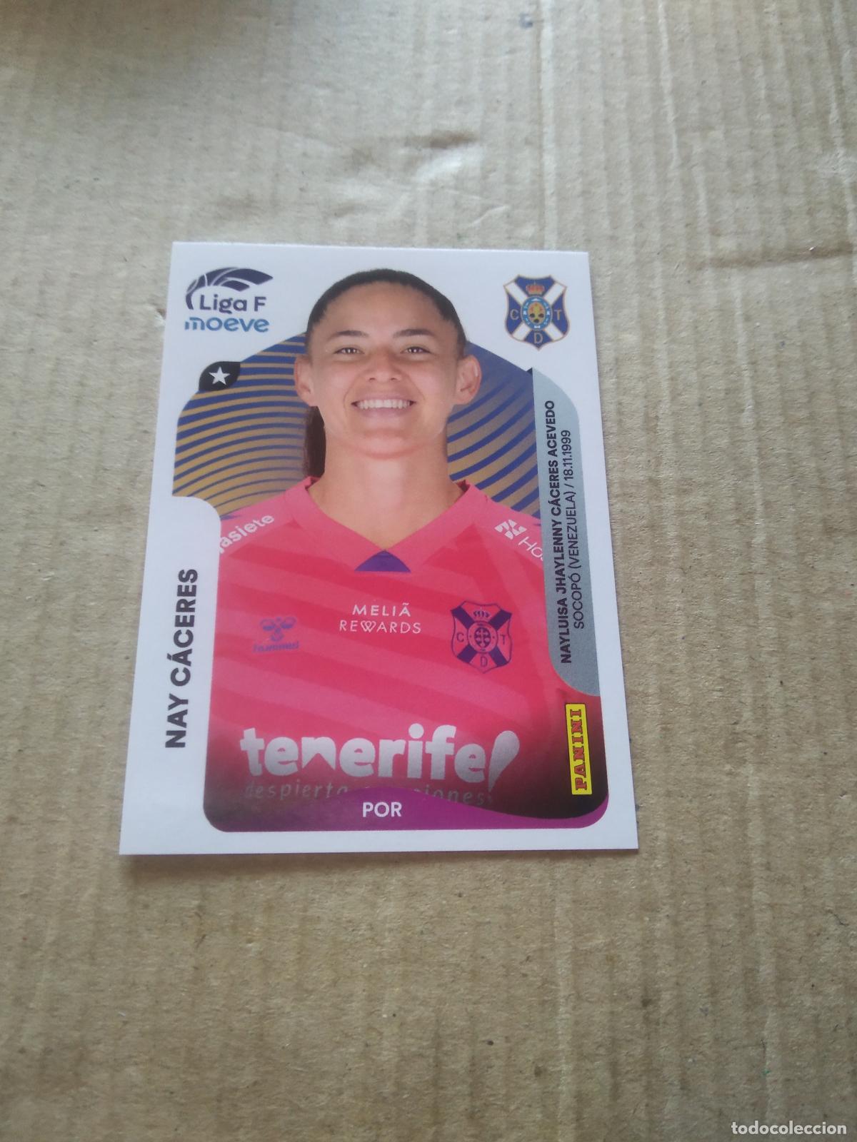 Cromos de f&uacute;tbol: 105 NAY CACERES TENERIFE CROMO FUTBOL PANINI LIGA FEMENINA 2025-2026 LIGA F 25-26