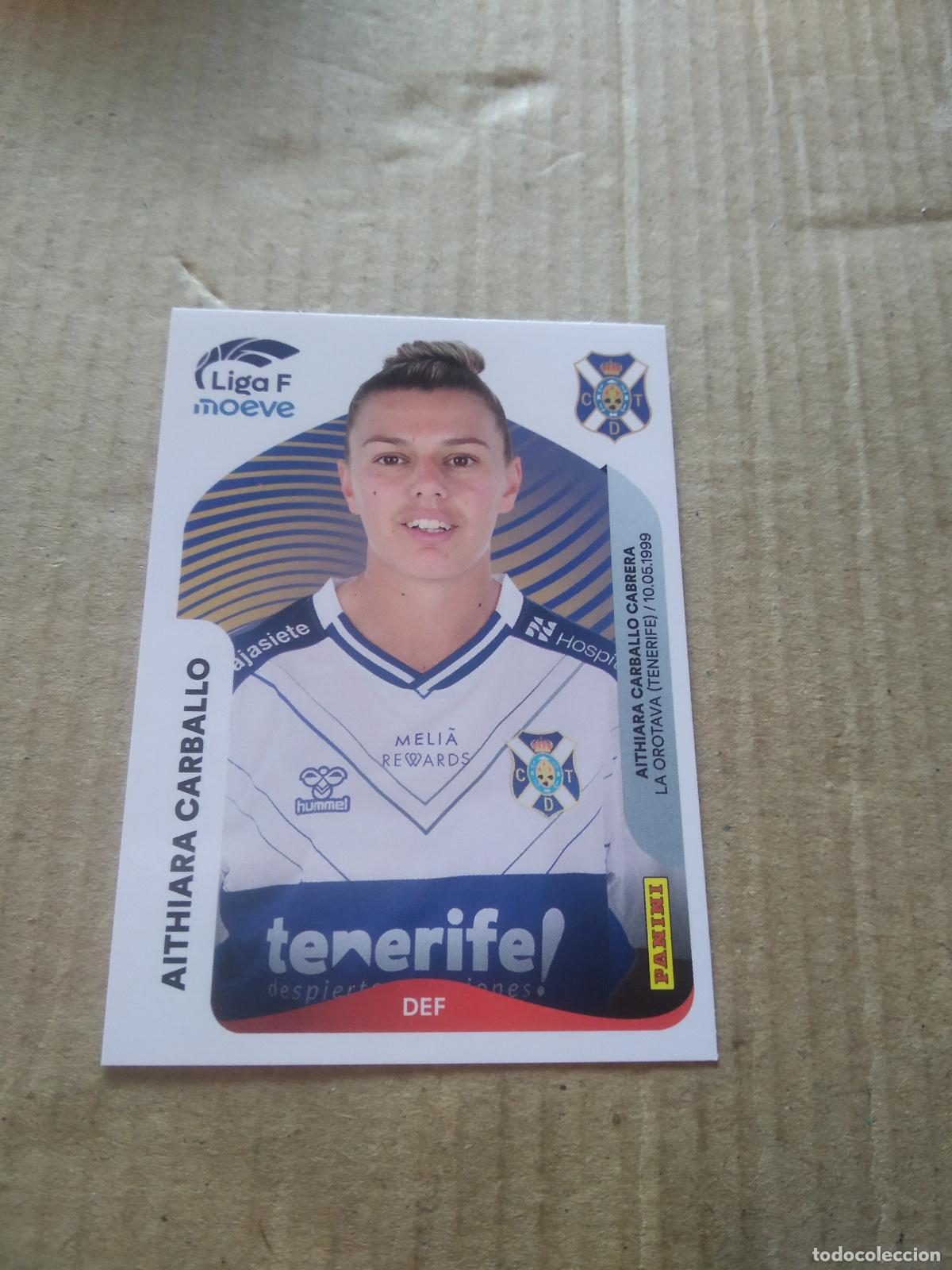 Fu&szlig;ball-Sticker: 112 AITHIARA CARBALLO TENERIFE CROMO FUTBOL PANINI LIGA FEMENINA 2025-2026 LIGA F 25-26