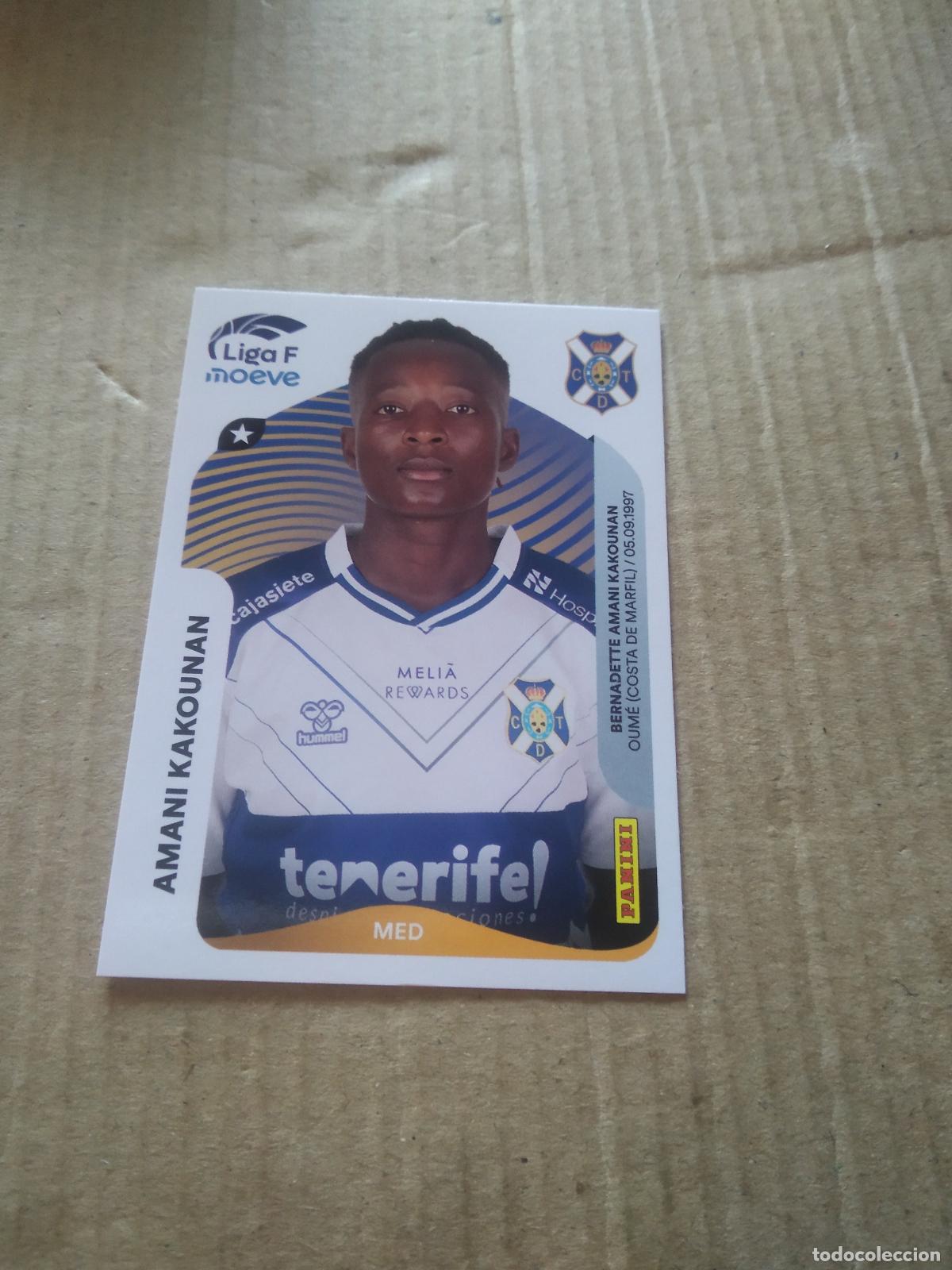 Cromos de f&uacute;tbol: 115 AMANI KAKOUNAN TENERIFE CROMO FUTBOL PANINI LIGA FEMENINA 2025-2026 LIGA F 25-26
