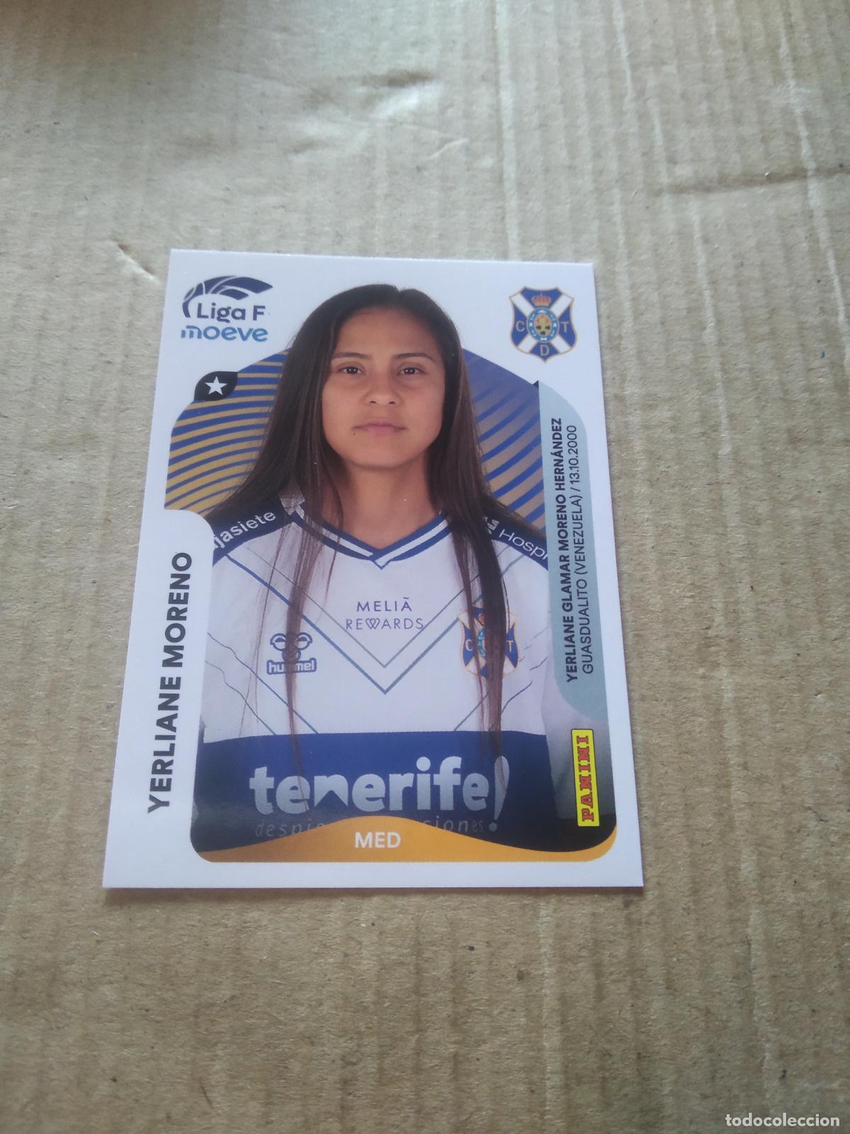 Cromos de f&uacute;tbol: 116 YERLIANE MORENO TENERIFE CROMO FUTBOL PANINI LIGA FEMENINA 2025-2026 LIGA F 25-26