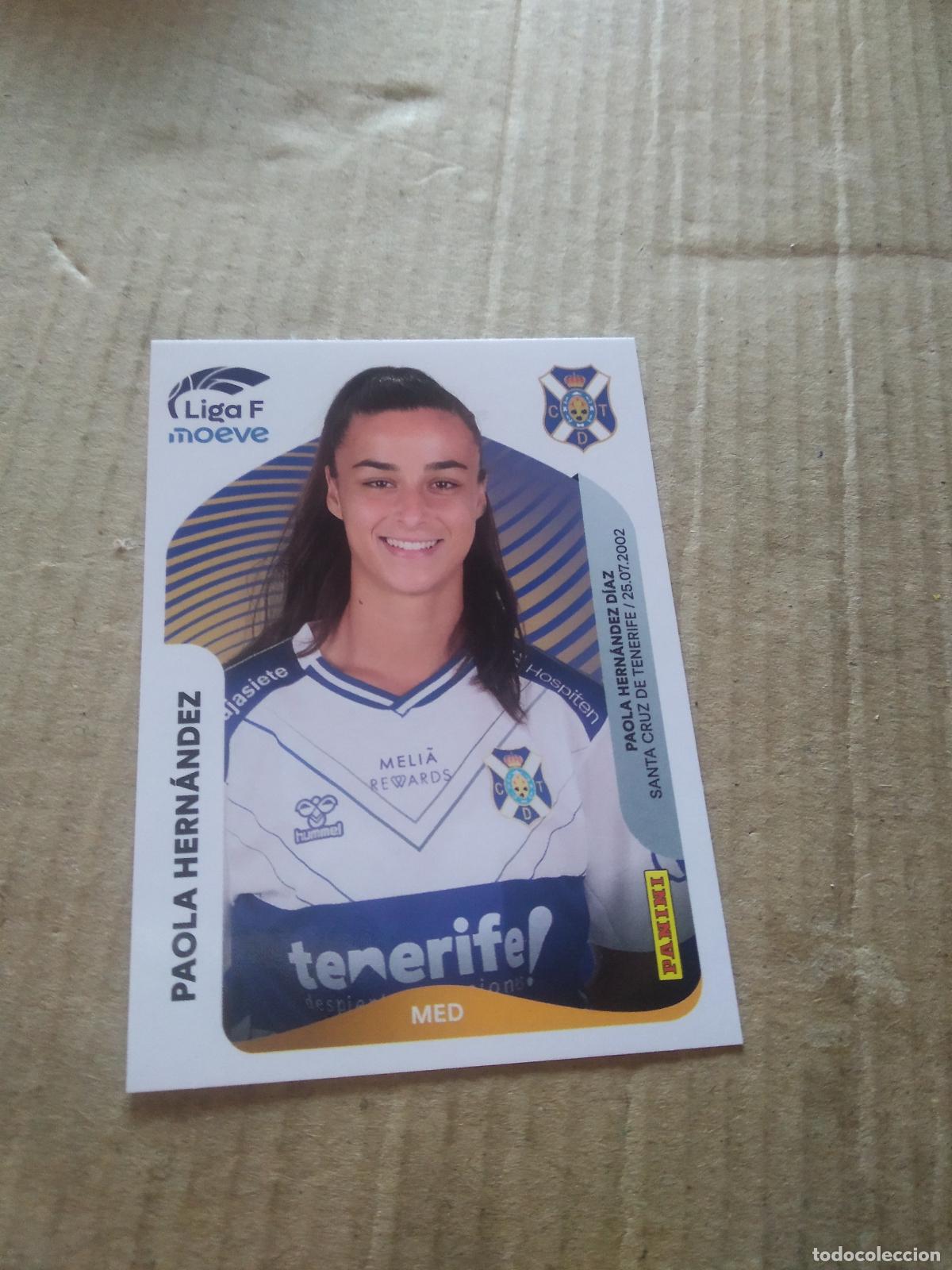Cromos de f&uacute;tbol: 117 PAOLA HERNANDEZ TENERIFE CROMO FUTBOL PANINI LIGA FEMENINA 2025-2026 LIGA F 25-26
