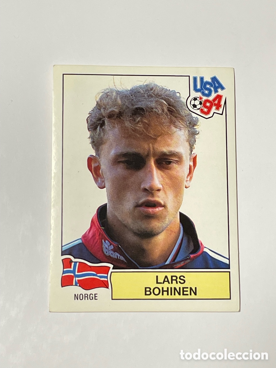 Cromos de f&uacute;tbol: Lars Bohinen Noruega Panini Mundial USA 94 #354