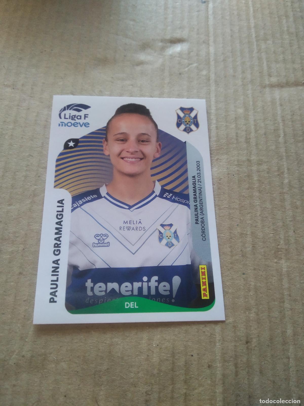 Football Stickers: 121B PAULINA GRAMAGLIA TENERIFE CROMO FUTBOL PANINI LIGA FEMENINA 2025-2026 LIGA F 25-26