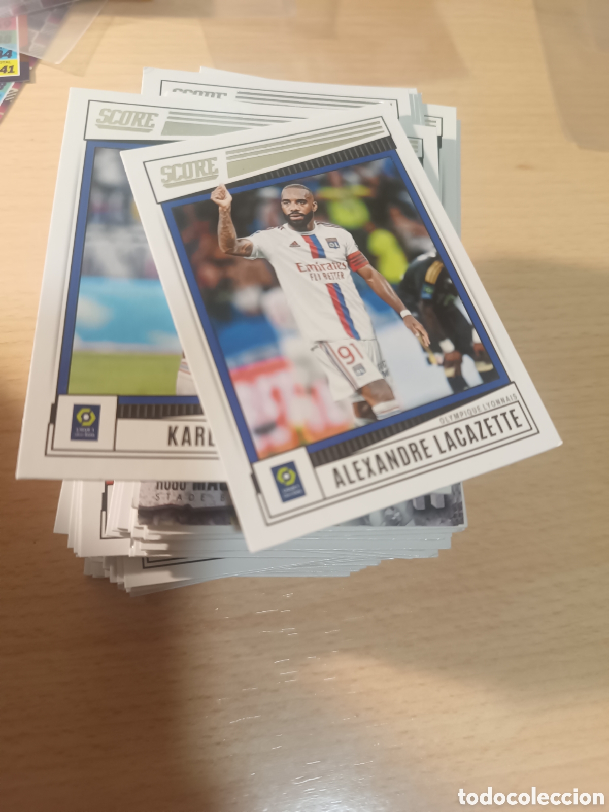 Cromos de f&uacute;tbol: LOTE 80 CARTAS SCORE LIGUE 1 2022 2023 PANINI 22 23