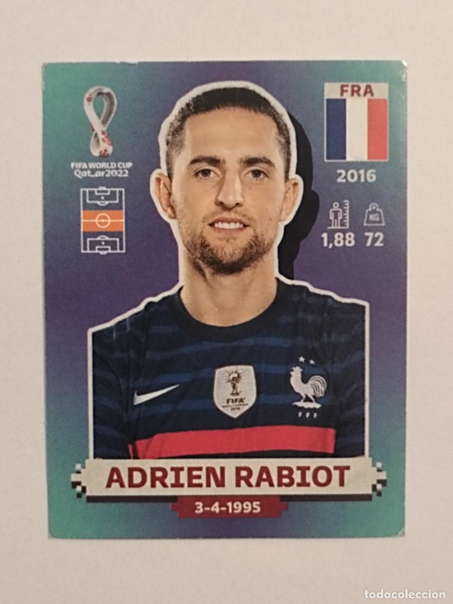 Fu&szlig;ball-Sticker: #FRA 13 ADRIEN RABIOT (FRANCIA) MUNDIAL QATAR 2022 PANINI