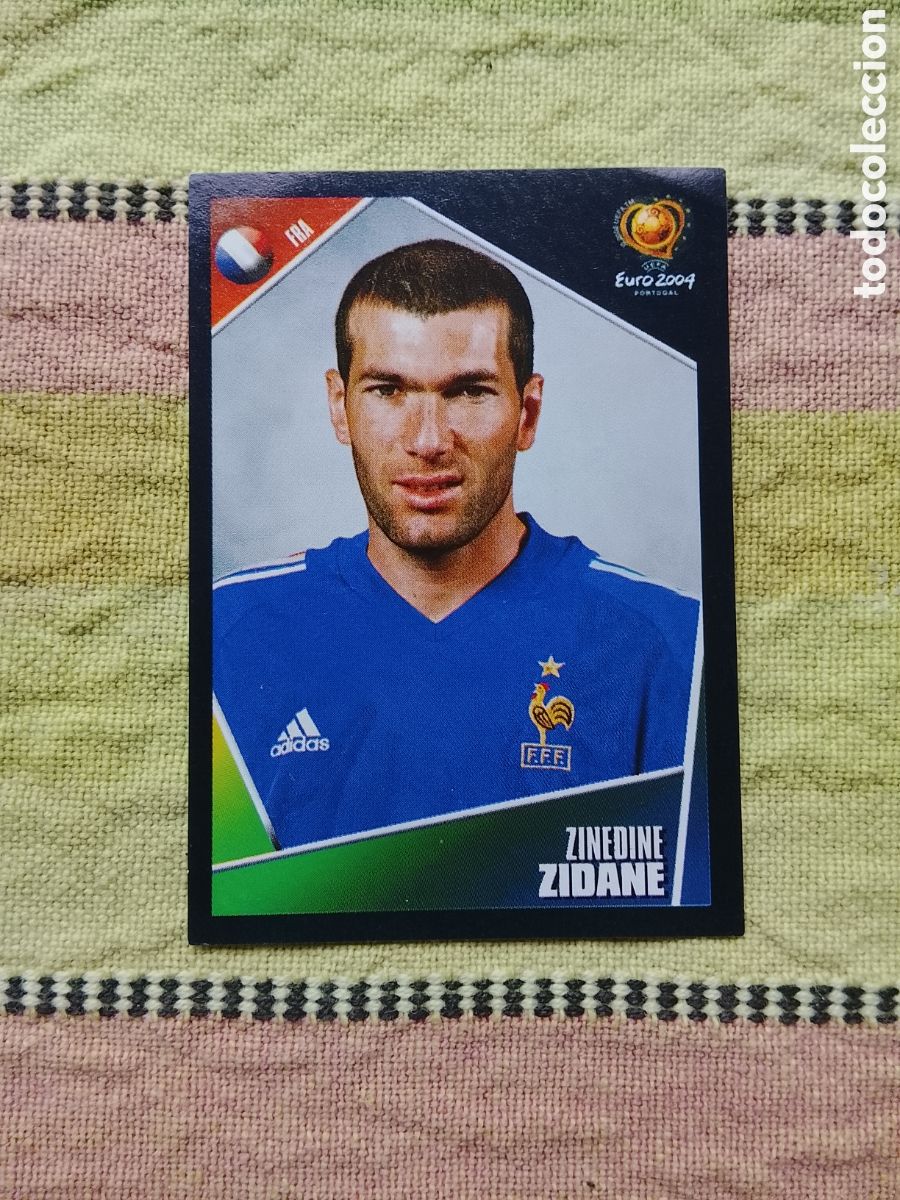 Cromos de f&uacute;tbol: Zinedine Zidane Euro 2004, 107