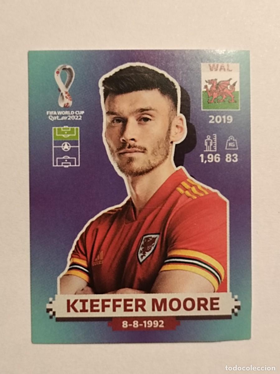Cromos de f&uacute;tbol: #WAL 20 KIEFFER MOORE (GALES) MUNDIAL QATAR 2022 PANINI