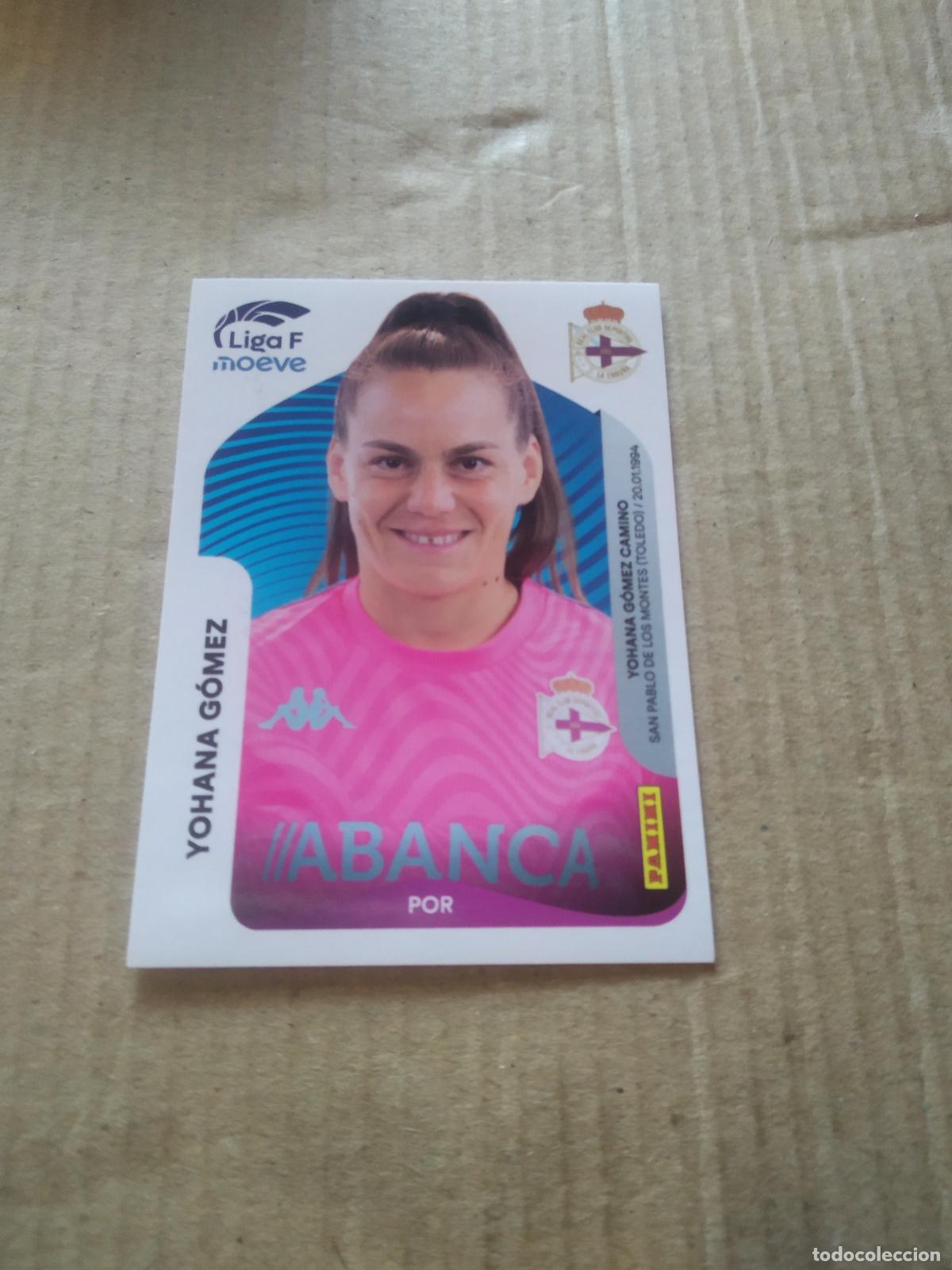 Cromos de f&uacute;tbol: 125 YOHANA GOMEZ DEPORTIVO CORU&Ntilde;A CROMO FUTBOL PANINI LIGA FEMENINA 2025-2026 LIGA F 25-26