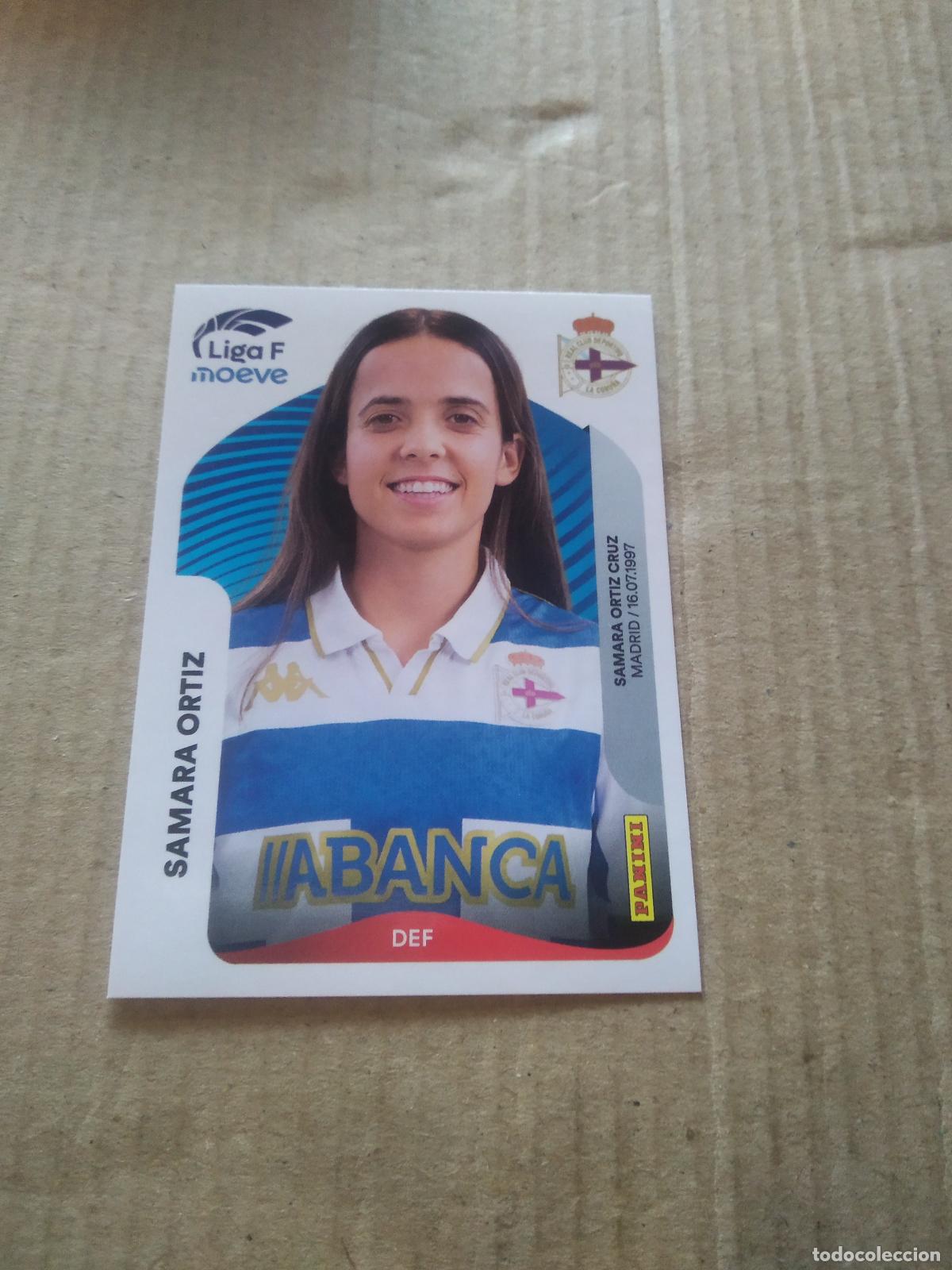 Cromos de f&uacute;tbol: 126 SAMARA ORTIZ DEPORTIVO CORU&Ntilde;A CROMO FUTBOL PANINI LIGA FEMENINA 2025-2026 LIGA F 25-26