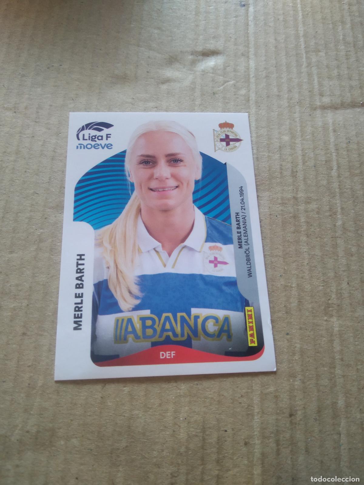 Cromos de f&uacute;tbol: 127 MERLE BARTH DEPORTIVO CORU&Ntilde;A CROMO FUTBOL PANINI LIGA FEMENINA 2025-2026 LIGA F 25-26
