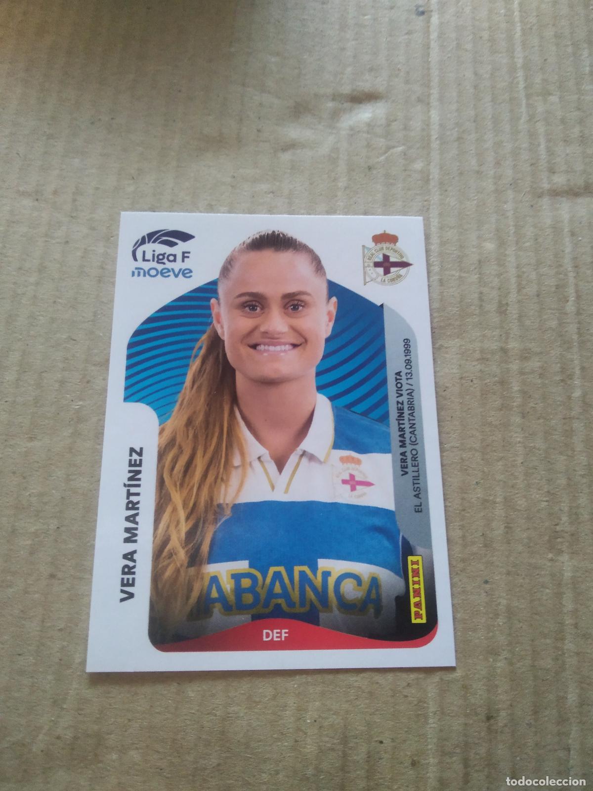 Cromos de f&uacute;tbol: 130 VERA MARTINEZ DEPORTIVO CORU&Ntilde;A CROMO FUTBOL PANINI LIGA FEMENINA 2025-2026 LIGA F 25-26