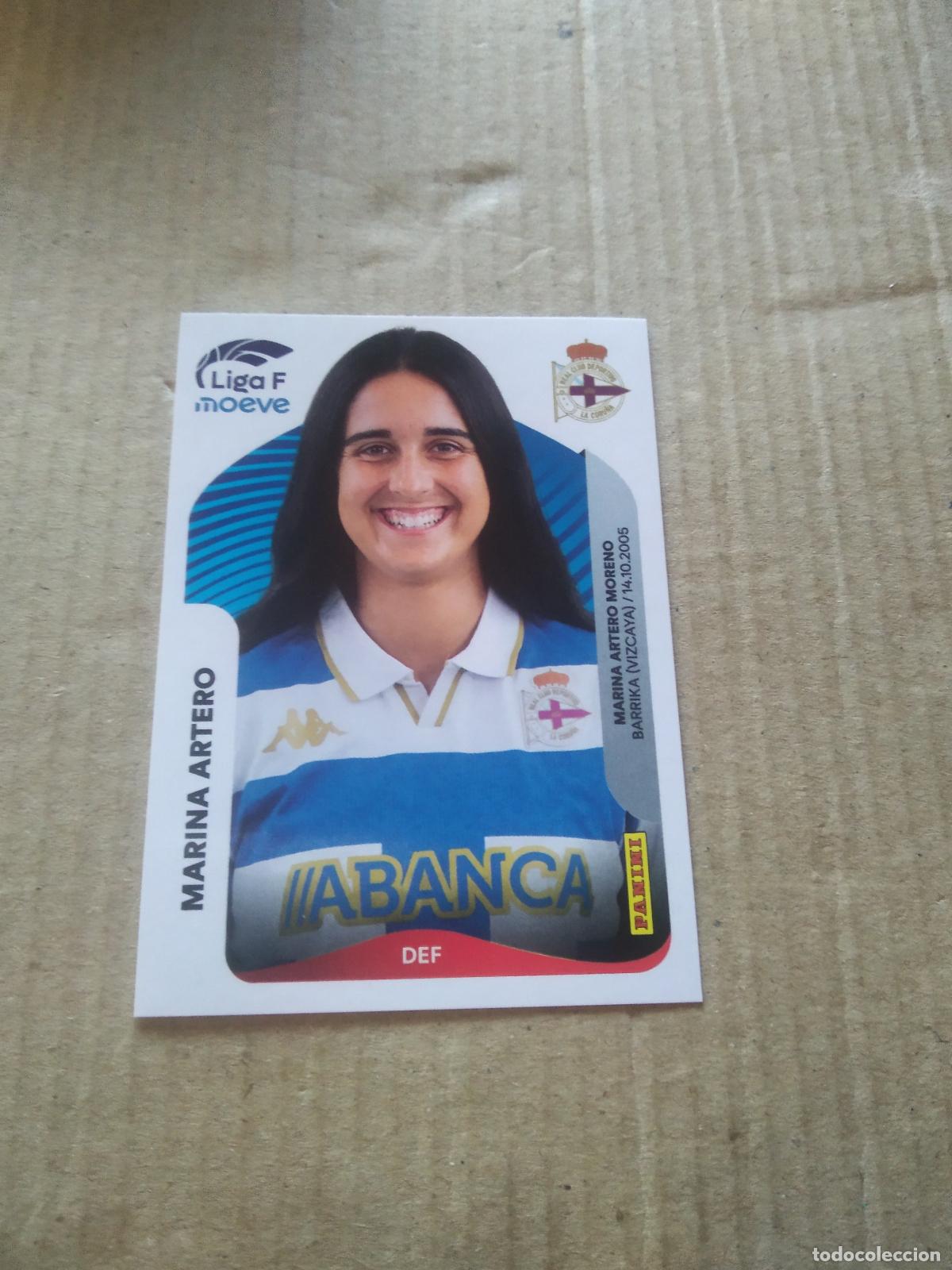 Cromos de f&uacute;tbol: 131A MARINA ARTERO DEPORTIVO CORU&Ntilde;A CROMO FUTBOL PANINI LIGA FEMENINA 2025-2026 LIGA F 25-26