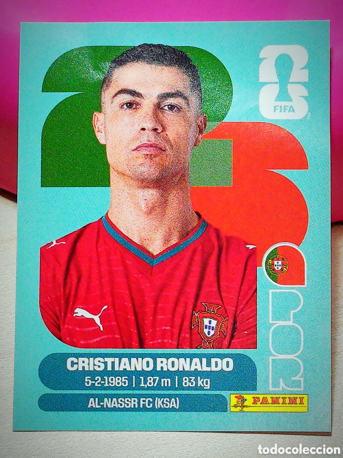 Cromos de f&uacute;tbol: Cristiano Mundial 2026