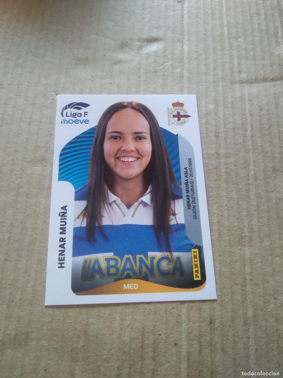 Cromos de f&uacute;tbol: 134A HENAR MUI&Ntilde;A DEPORTIVO CORU&Ntilde;A CROMO FUTBOL PANINI LIGA FEMENINA 2025-2026 LIGA F 25-26