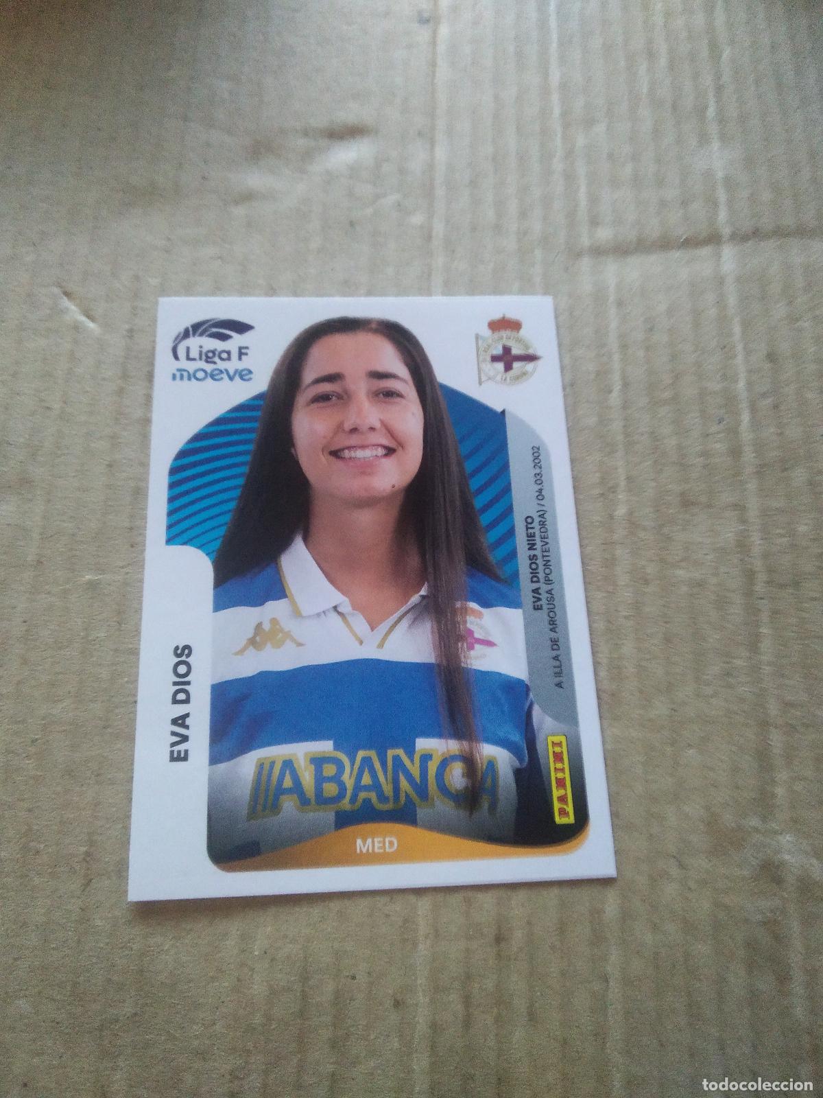 Cromos de f&uacute;tbol: 134B EVA DIOS DEPORTIVO CORU&Ntilde;A CROMO FUTBOL PANINI LIGA FEMENINA 2025-2026 LIGA F 25-26