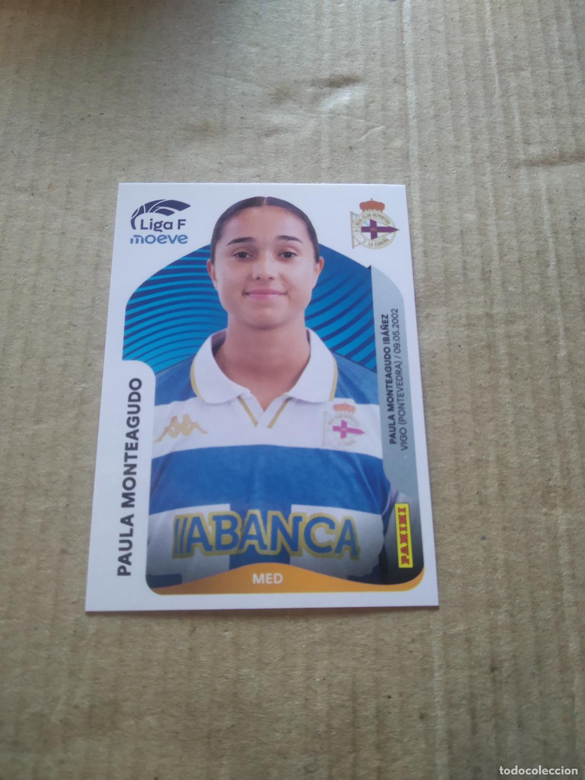 Cromos de f&uacute;tbol: 136 PAULA MONTEAGUDO DEPORTIVO CORU&Ntilde;A CROMO FUTBOL PANINI LIGA FEMENINA 2025-2026 LIGA F 25-26