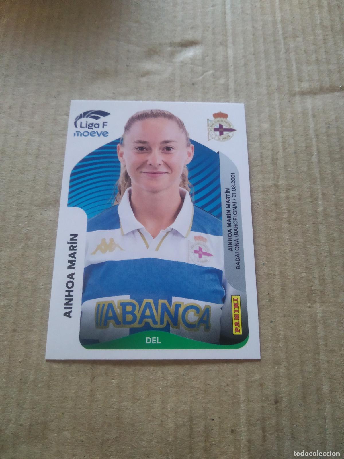 Cromos de f&uacute;tbol: 137 AINHOA MARIN DEPORTIVO CORU&Ntilde;A CROMO FUTBOL PANINI LIGA FEMENINA 2025-2026 LIGA F 25-26