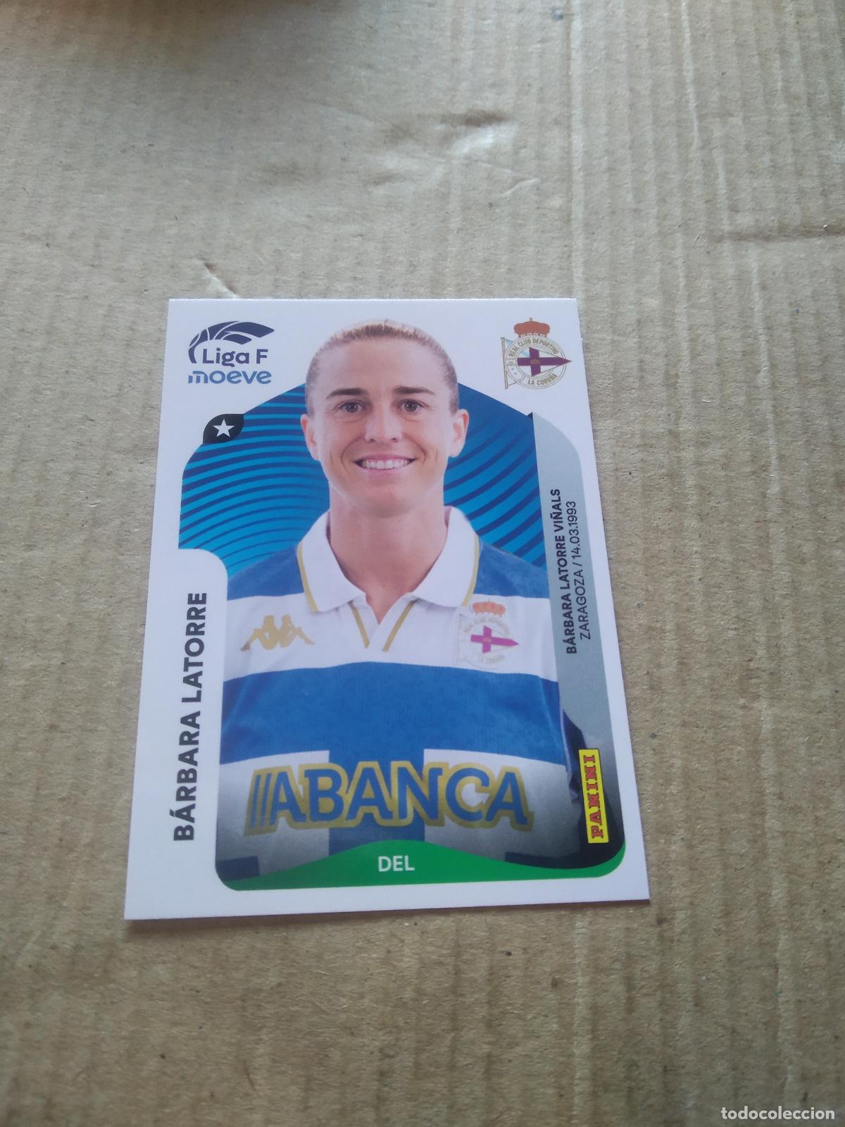 Cromos de f&uacute;tbol: 139 BARBARA LATORRE DEPORTIVO CORU&Ntilde;A CROMO FUTBOL PANINI LIGA FEMENINA 2025-2026 LIGA F 25-26