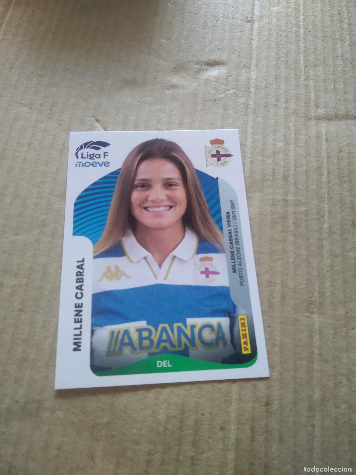 Cromos de f&uacute;tbol: 141 MILLENE CABRAL DEPORTIVO CORU&Ntilde;A CROMO FUTBOL PANINI LIGA FEMENINA 2025-2026 LIGA F 25-26