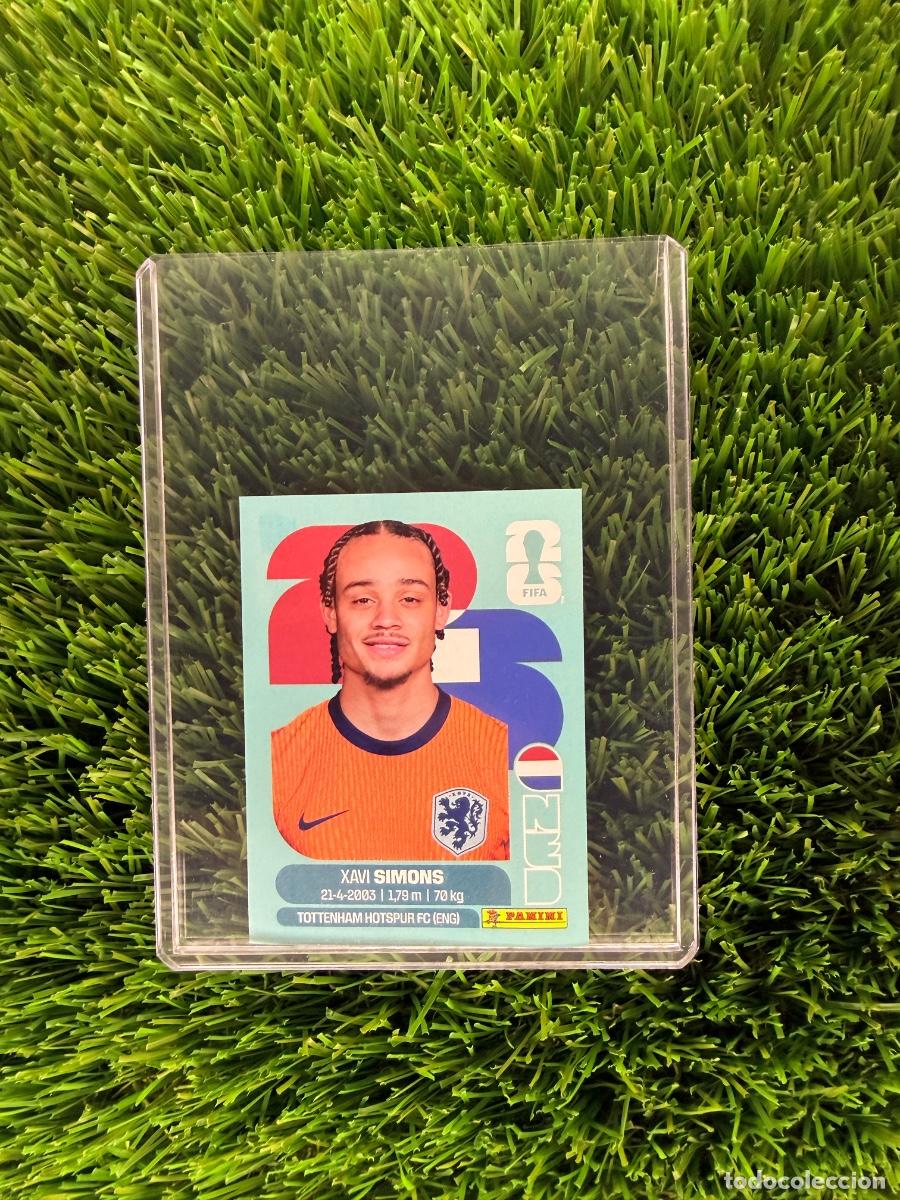 Cromos de f&uacute;tbol: N&ordm; NED15 Xavi Simons Pa&iacute;ses Bajos Mundial 2026 Stickers