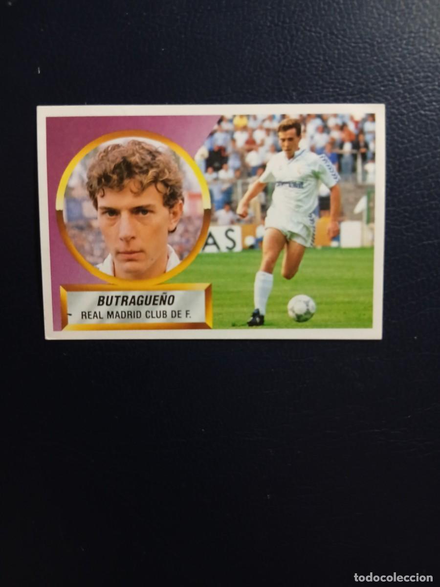 Cromos de f&uacute;tbol: BUTRAGUE&Ntilde;O REAL MADRID SIN PEGAR ESTE 1988 1989