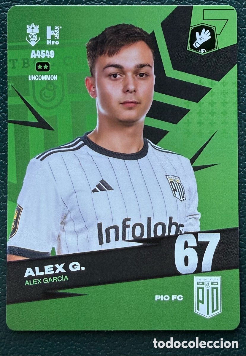Figurine di Calcio: A4549 ALEIX GARCIA PIO FC FICHAS ALBUM KINGS LEAGUE INFOJOBS 2024 KOLEX