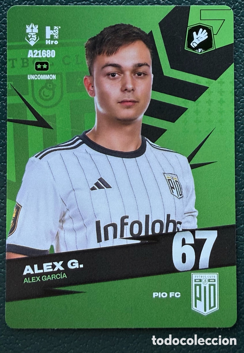 Fu&szlig;ball-Sticker: A21680 ALEIX GARCIA PIO FC FICHAS ALBUM KINGS LEAGUE INFOJOBS 2024 KOLEX